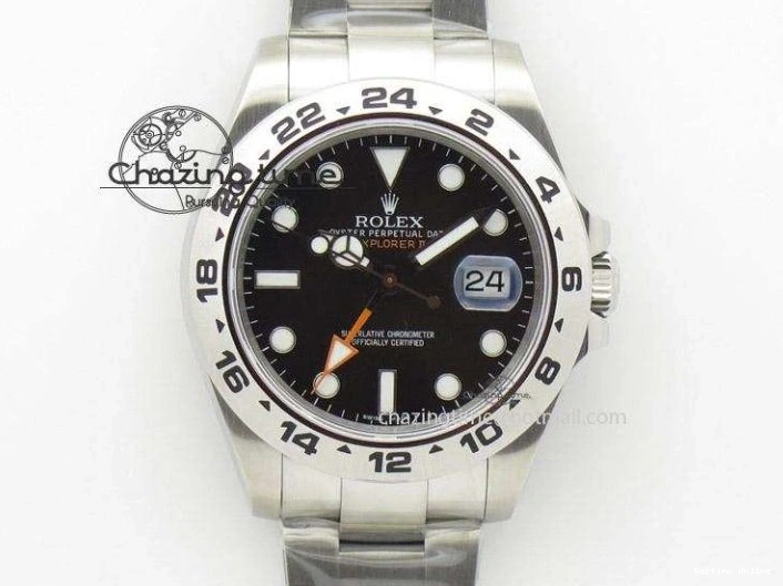0516 FreshLook DayDate 40 SS JDF 904L Steel Gray Stick Dial on President Bracelet VR3255 V3 (Gain Weight) 1446